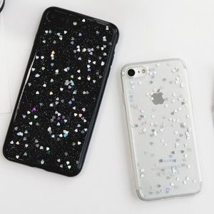 Accessories - NEW iPhone 6/7/8 Clear Floating Hearts Case Accessories - NEW iPhone 6/7/8 Clear Floating Hearts Case